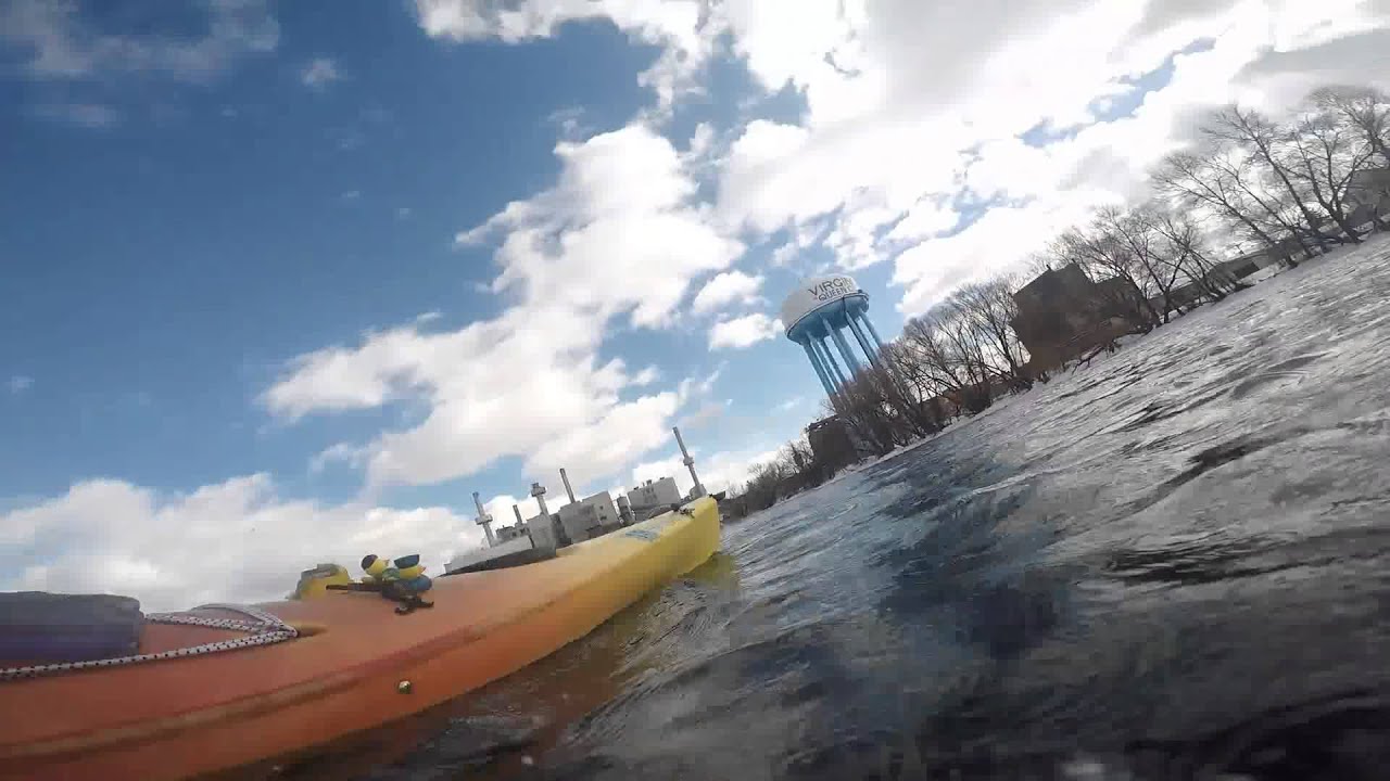 3 8 15 silver lake, winter kayaking YouTube