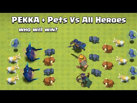 Is PEKKA better than Heroes? PEKKA vs Heroes | Clash of Clans