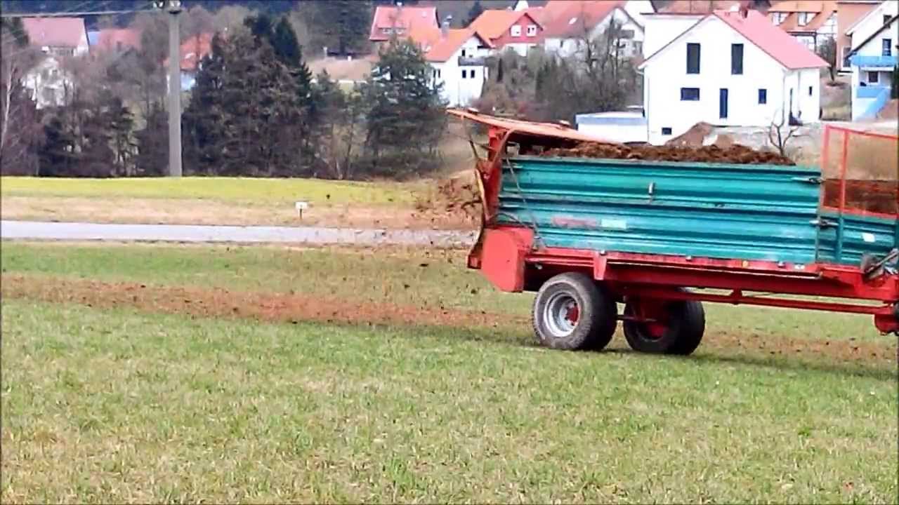 John Deere 6610 Mist streuen mit Folgen 2014 !! (HD) [SOUND]
