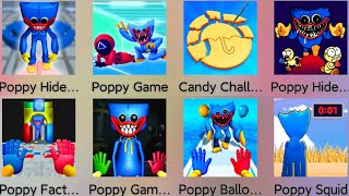 Poppy Squid,Poppy Hide Huggy,Poppy Balloon Run,Poppy Game Run 3D,Poppy Factory,Poppy Hide 'N Seek screenshot 1