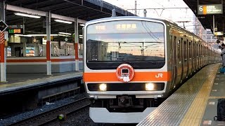 2019/03/09 JR East Musashino Line: E231 Series MU2 Set at Minami-Funabashi