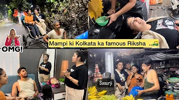 Mampi hair spa karane Gai Kolkata ka famous Riksha se ..🛺😇 #vlog #myra #funny #ytshorts