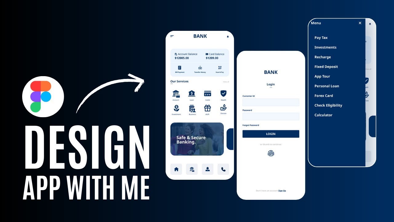 Design App UI with me | Figma Tutorial #figma #tutorial #ui - YouTube