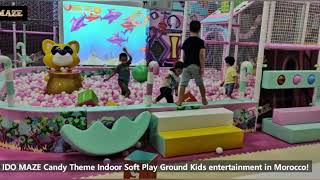 IDO MAZE Candy Theme Play Card Theme Magic Games Soft Play Ground Project in Morocco! screenshot 1