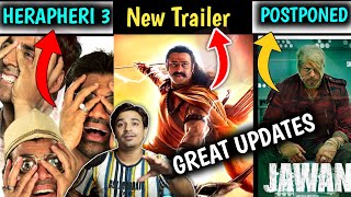 SRK'S Jawan Postponed, Adipurush New Trailer, Herapheri 3 Updates / Jasstag Cinema