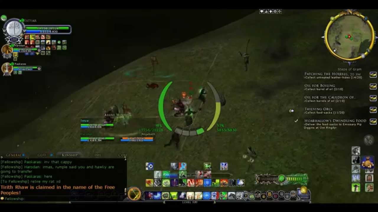 LOTRO Kinship Brasil Ettenmoors PvMp Rune Keeper Minstrel 
