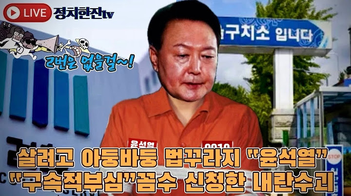내란수괴 윤석열 구속적부심현장😡 극우총출동 참교육🐝