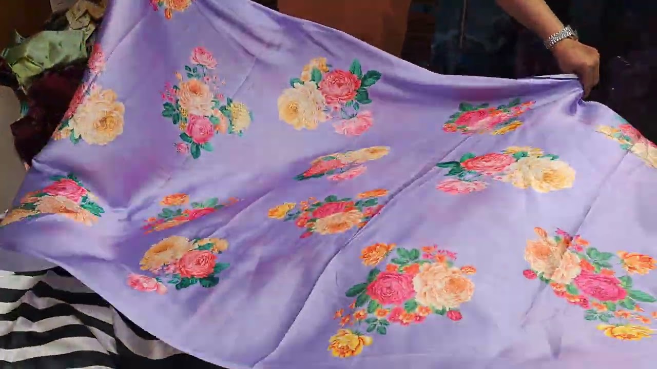 Японское сатиновое сари с цифровой печатью, 650/- , WhatsApp +91 9327507276