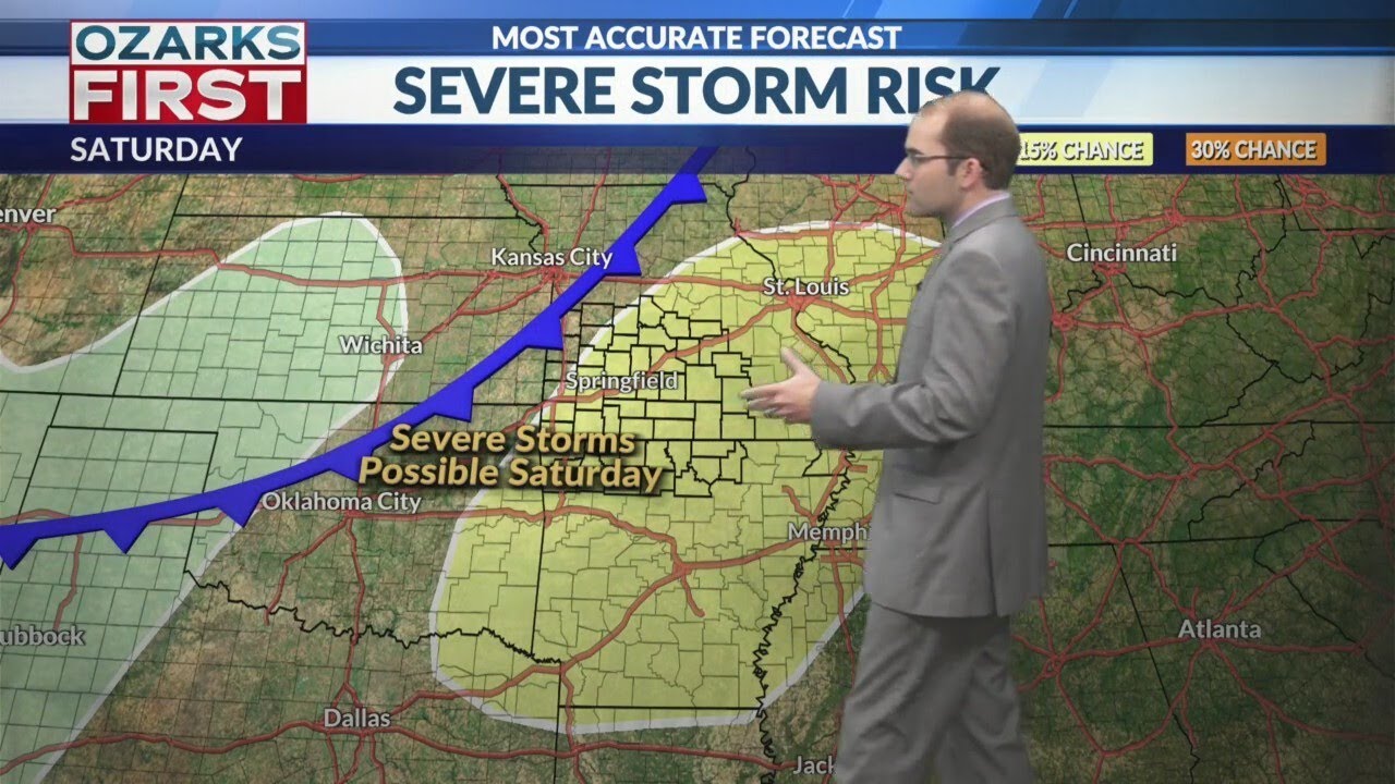 Cool down and thunderstorms looking likely this coming weekend - YouTube