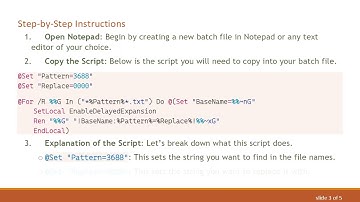 How to Replace String in All File Names in Current Folder and Subfolders