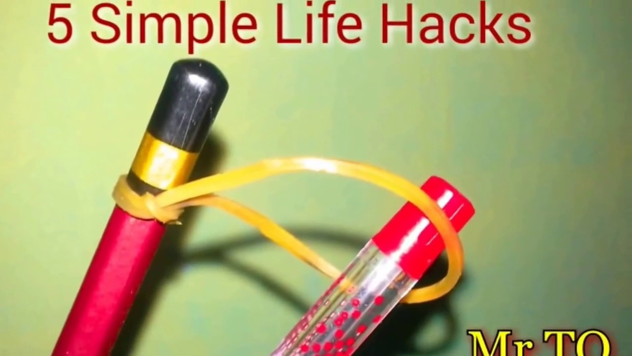 5 Simple Life Hacks With Rubber Bands YOU SHOULD KNOW