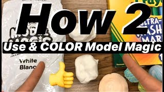 How to use and COLOR 🎨 Model Magic ✨ Easy step by step art hack for beginners #mrschuettesart screenshot 5