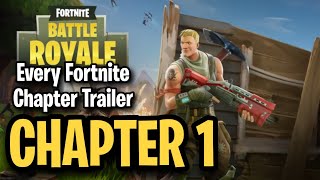 Every Fortnite Chapter Trailer! Chapter 1-Chapter5