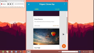 Polymer Chrome App