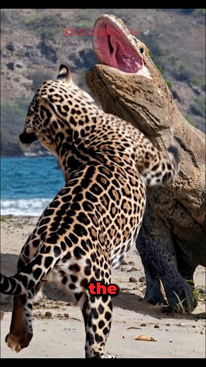 Jaguar Vs Komodo Dragon in The Wild! #shorts