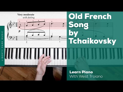 Old French Song | Classical Piano Lesson | Early Intermediate