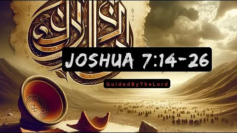 🙏🏻The Sin of Achan: Joshua 7:14-26🙏🏻