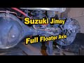 Переделываем задний мост в разгруженный + задние дисковые тормоза #Suzuki #Jimny