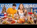 10000 calorie challenge christmas edition  yash and hass