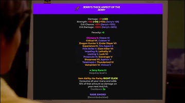 when you max an aspect of the jerry