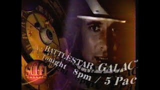 1993 Battlestar Galactica reruns on Sci-Fi Channel commercial