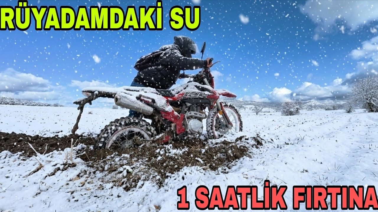 KAR İLE UYANMAK.CROSS ÇAMURA SAPLANDI BABAM KURTARDI..SU RÜYASI