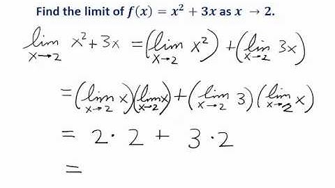 Limits of Polynomial and Rational Functions