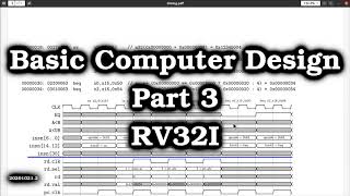 Basic Computer Design (part 3), A Simple RISC-V RV32I CPU