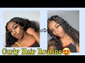 My Curly Hair Routine💇🏾‍♀️| Deep Wave Closure Sew In | The “Wet Look💦” | Featuring ISEE Hair