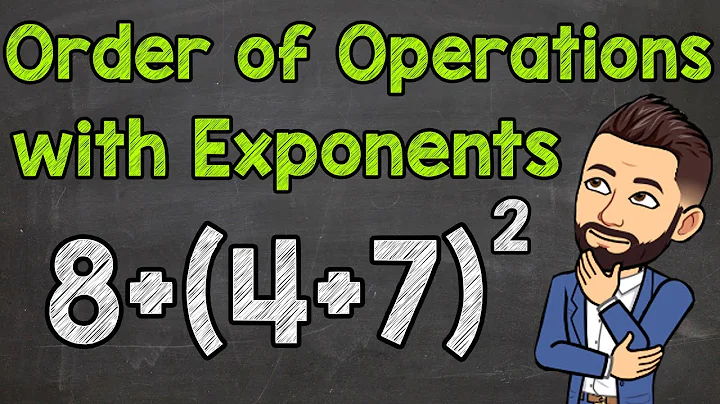 Order of Operations with Exponents | Math with Mr. J