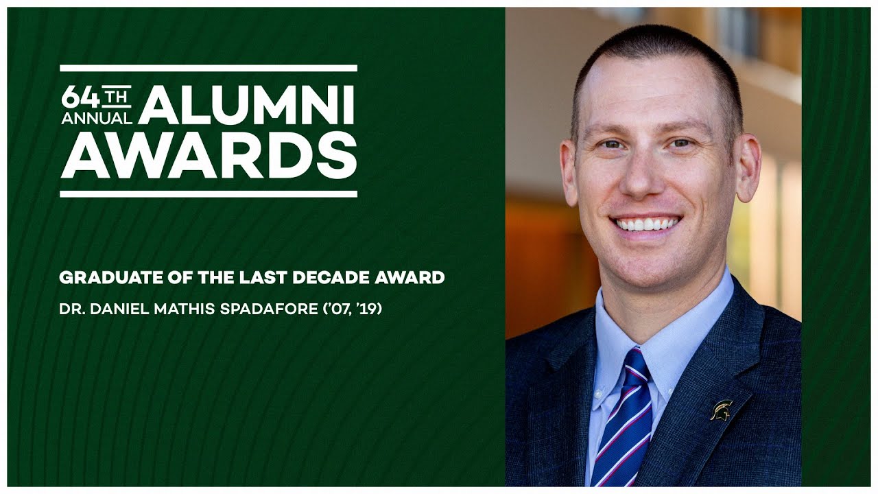 Daniel Mathis Spadafore - Graduate of the Last Decade Alumni Award ...