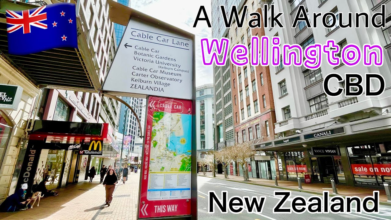 ニュージーランド ロンドンっぽさがある首都ウェリントンのシティ金融街を街歩き 国会議事堂 A Walk Around Wellington Cbd The Beehive Youtube