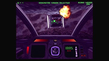 Unedited Descent II level 4 footage (with AWE64 music)