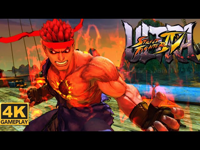 Ultra Street Fighter II TFC] Evil Ryu VS Akuma Gameplay 