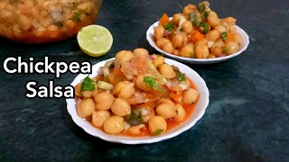 Chickpea Salsa | Easy & Quick Snacks Recipe | Party snacks | kitchen foodies