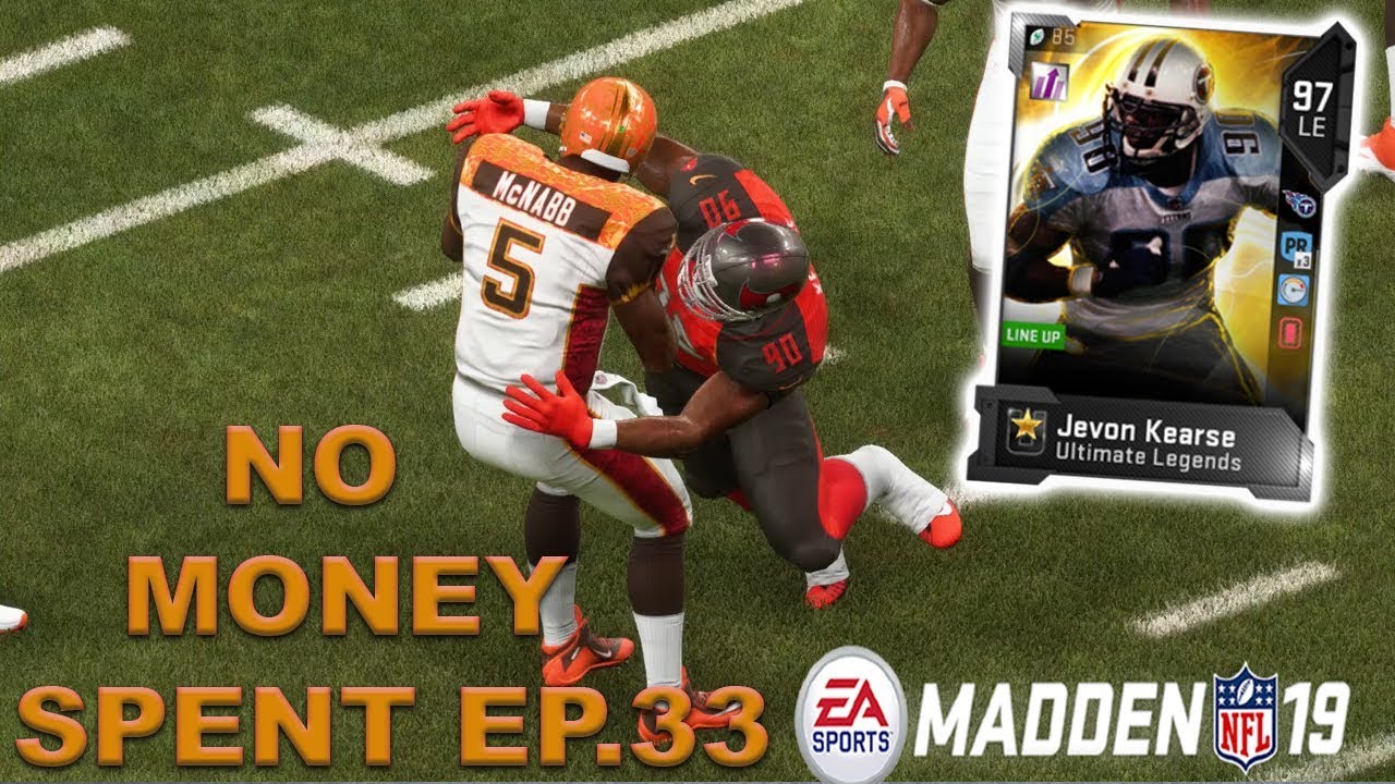 JEVON KEARSE DOMINATING! NO $$ SPENT! MADDEN 19 ULTIMATE TEAM  GAMEPLAY