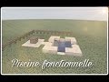 MCPE: Comment faire une piscine/jacouzzie fonctionnelle