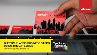 Create UV-LED Business Cards on the UJF Flatbed ~ Tips, Tricks & Techniques