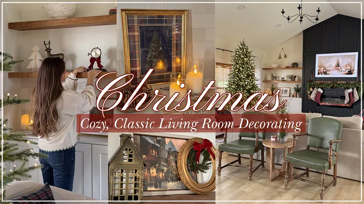 Christmas Decorate With Me 2025 | Cozy Christmas Decorating Ideas for your Living Room 🎄