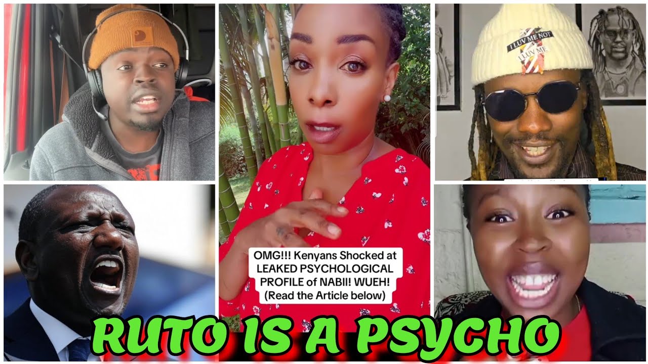 GENZ UNCOVERS RUTO'S PSYCHOLOGICAL PROBLEMS AFTER TOP SECRET PROFILE LEAKS