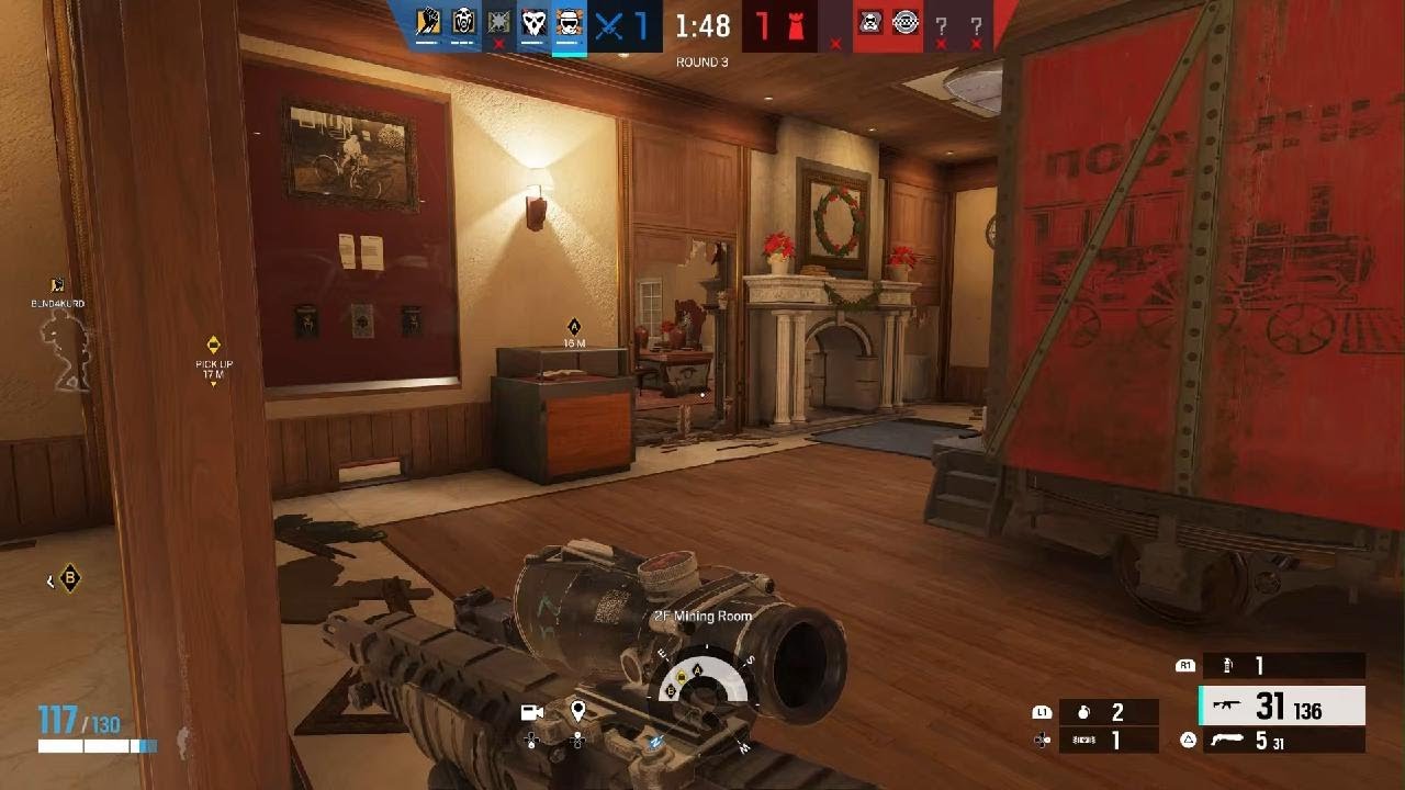 Tom Clancy's Rainbow Six Siege 1v4 clutch #squads - YouTube