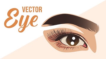 how to make vector eye | adobe illustrator cc