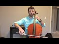 Cello blue belt d major scale