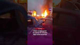 ¡Caos en Zipaquirá! Accidente de tránsito dejó varios muertos