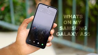 Whats on My Samsung Galaxy A55 - Home Screen Setup Tutorial