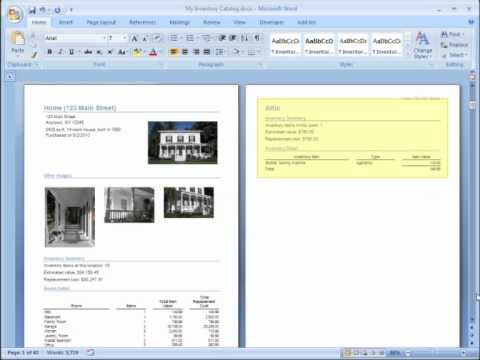 how use home inventory pro to create a printed inventory home inventory pro