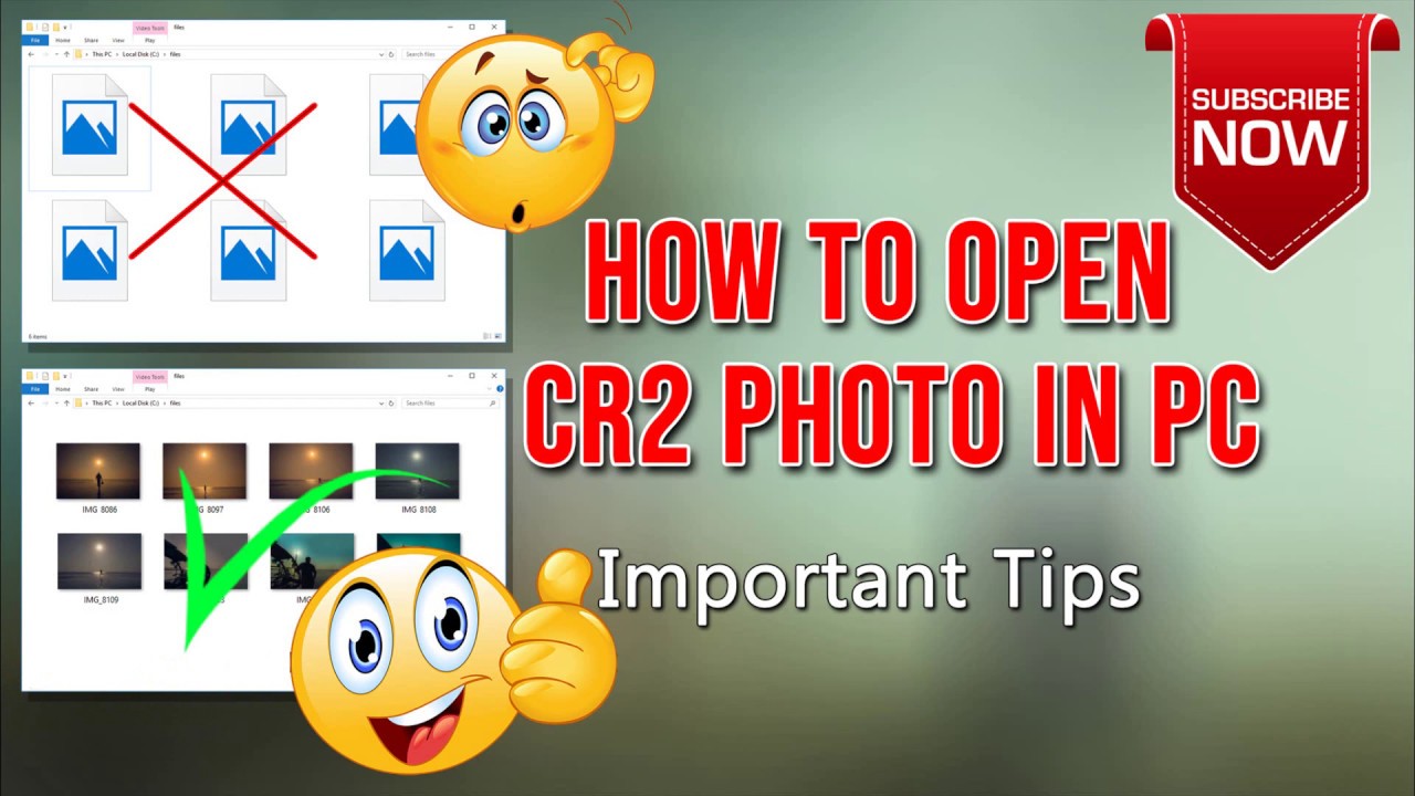 How to open CR2 image files all windows 10 BZ PORAN PRO