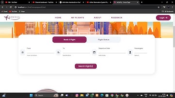 Airline Reservation System Project with Source Code | HTML, CSS, PHP | Final Year Best Project | GM.