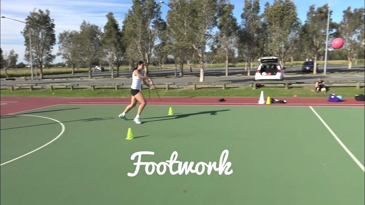 Netball skills footwork and passing YouTube