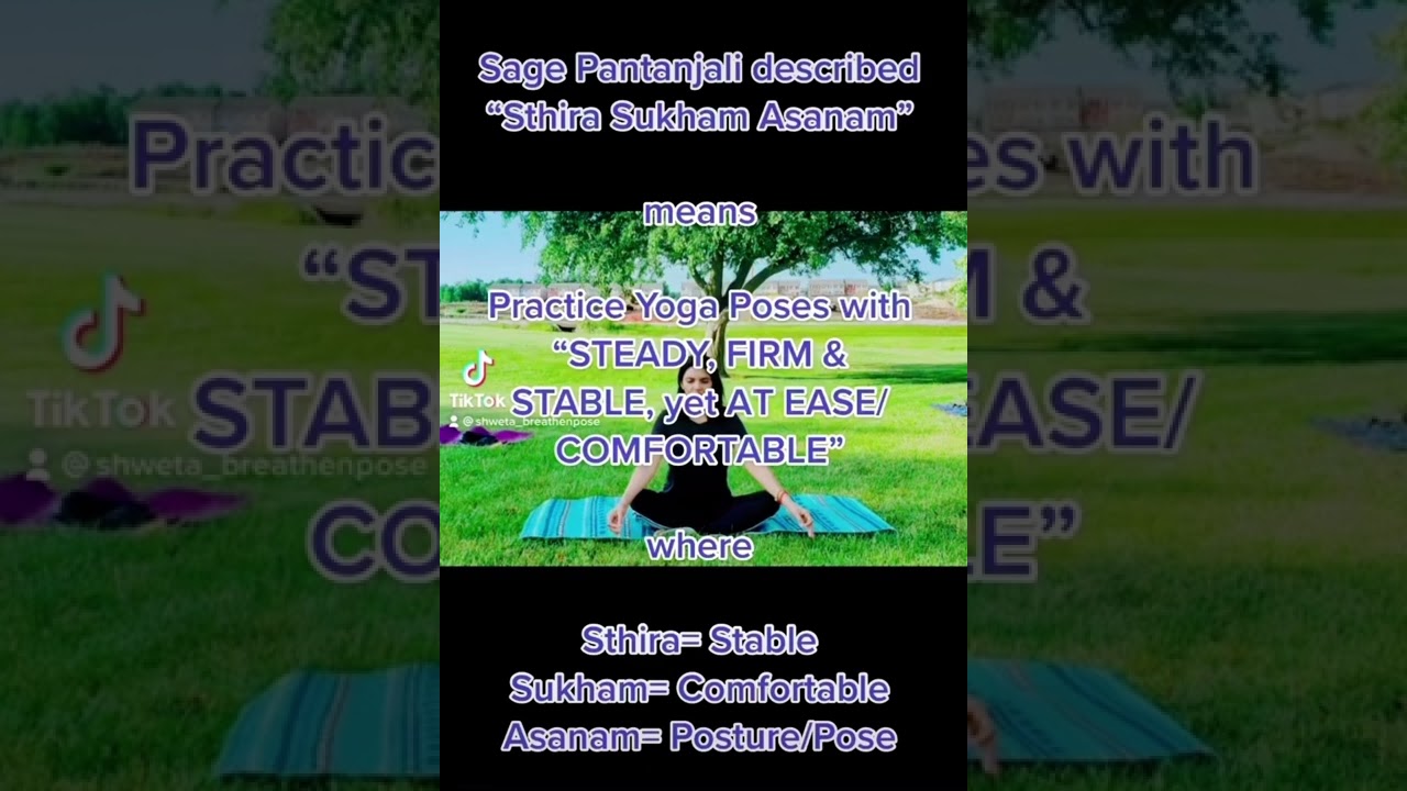 Sthira Sukham Asanam | Breathenpose  w/Shweta | LoveForYoga